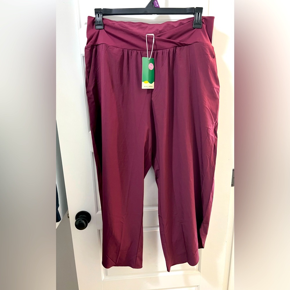 Halara wide leg Capri pants